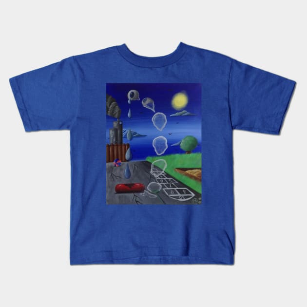 Infinite Bubbles Kids T-Shirt by ManolitoAguirre1990